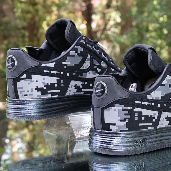 Nike Lunar Force 1 Digi Camo Black - Picture 11 of 14